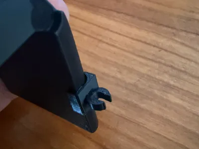 Camera monitor mount cable holder