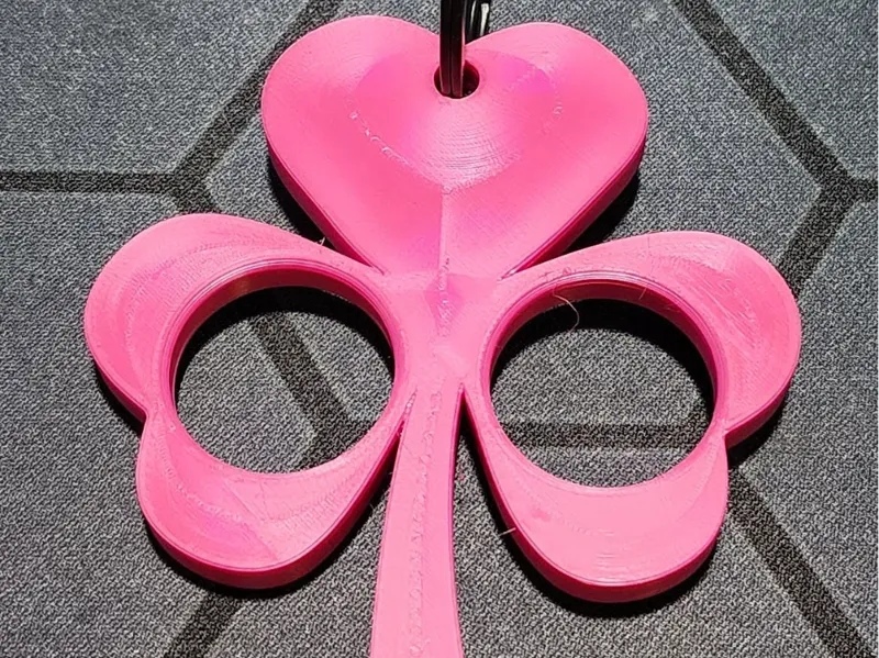 Shamrock Defense Keychain
