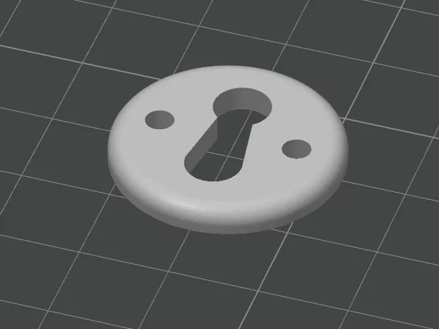 Keyhole cover