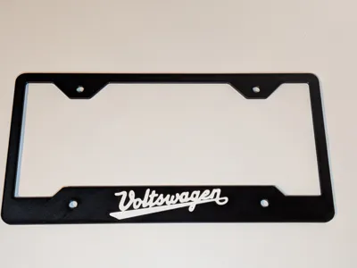 Retro VOLTSwagen ️License Plate Frame Cover Holder