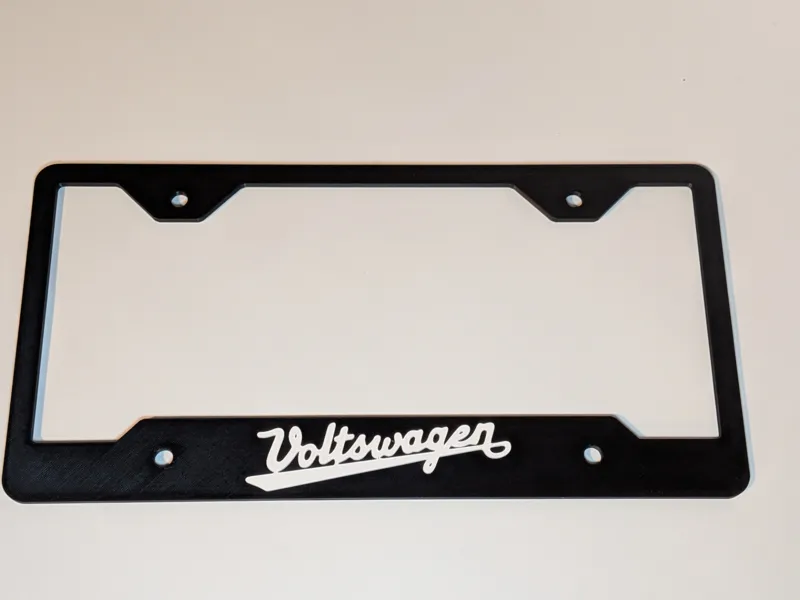 Retro VOLTSwagen ️License Plate Frame Cover Holder