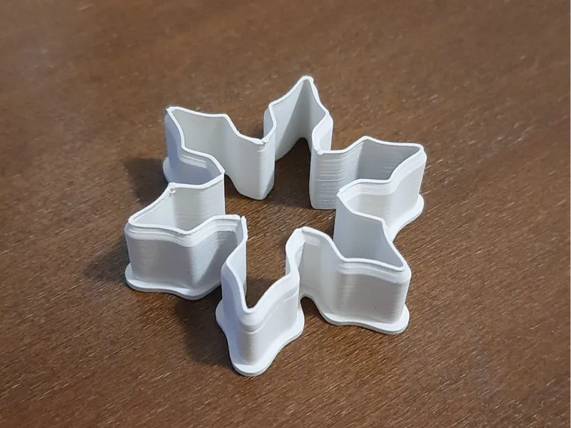 Snowflake cookie cutter for Christmas!