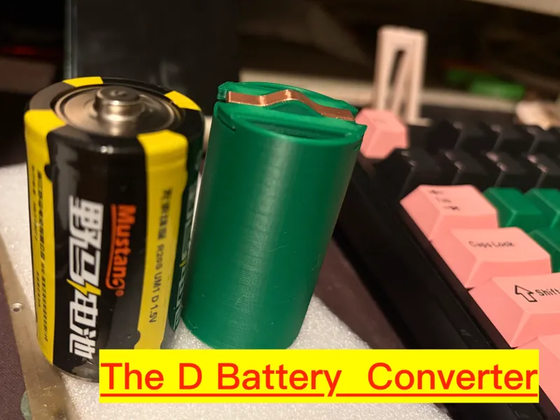 The D Battery Eliminator Converter/AA to D