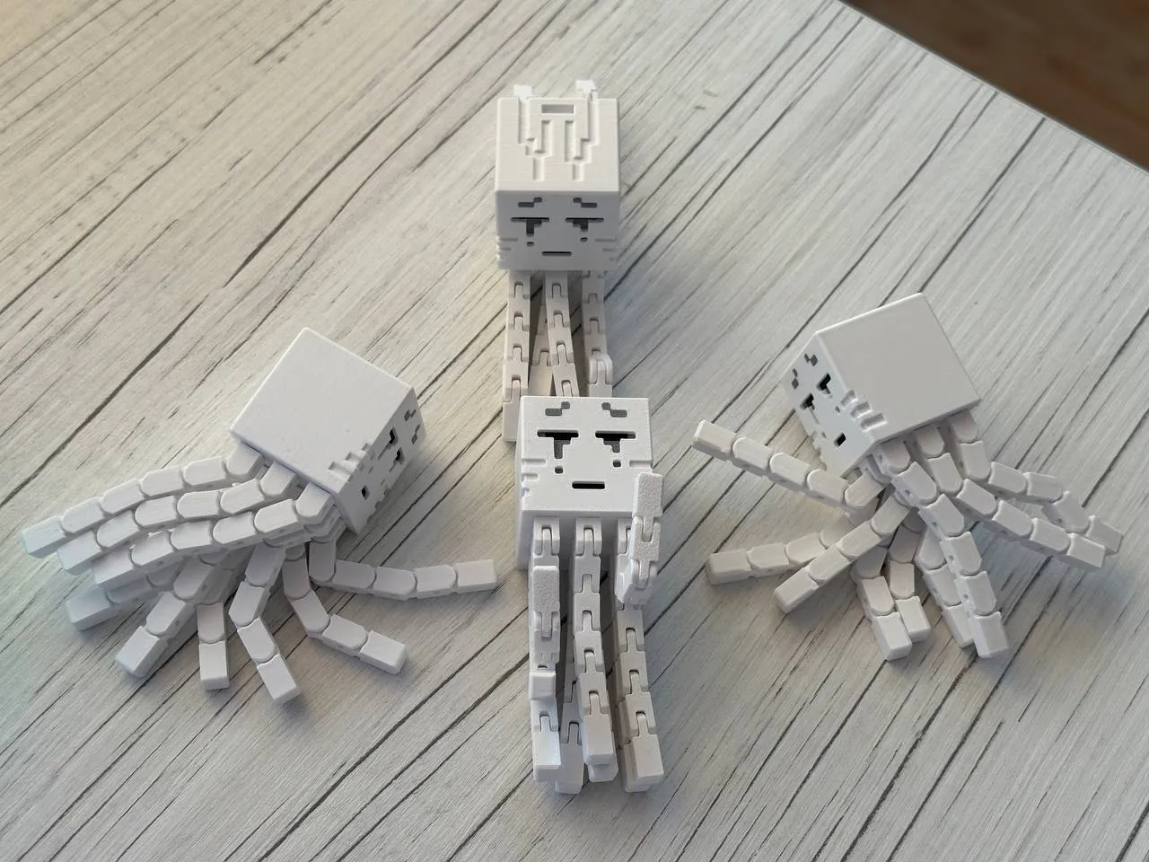 Minecraft Ghast Tentacles Articulated view 3