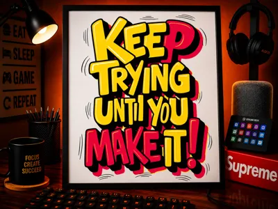 Inspirational quote for the living room