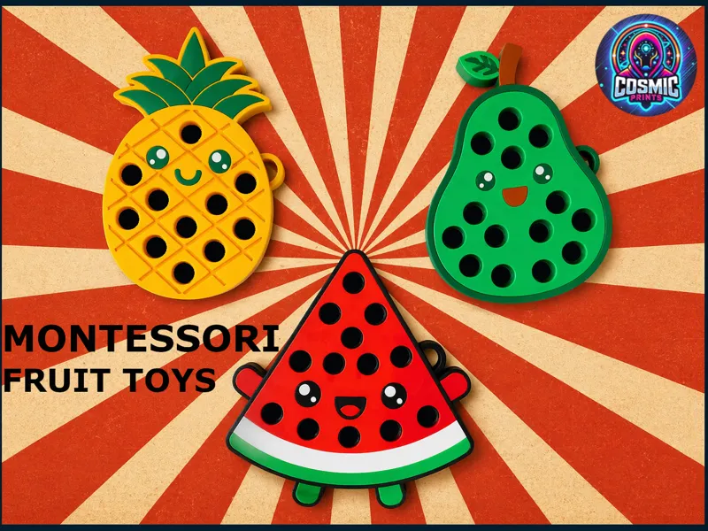 Montessori Fruit Lacing Toys