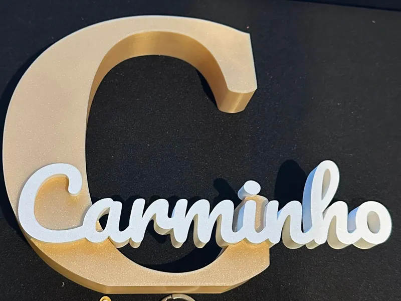 Letra C nome Carminho