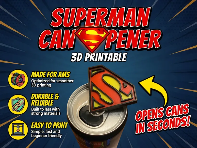 Superman Can opener 