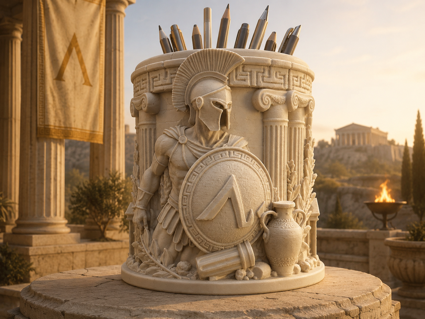 The Gladiator - Desk-Organizer 