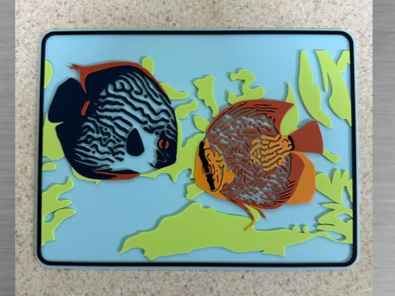 Aquatic Creatures -Discus Pair 200x150