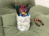 Butterfly Silk Makeup Brush Holder 78X80X90MM