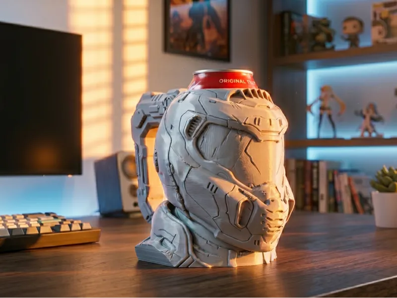 Inspired DOOM Slayer Can Holder