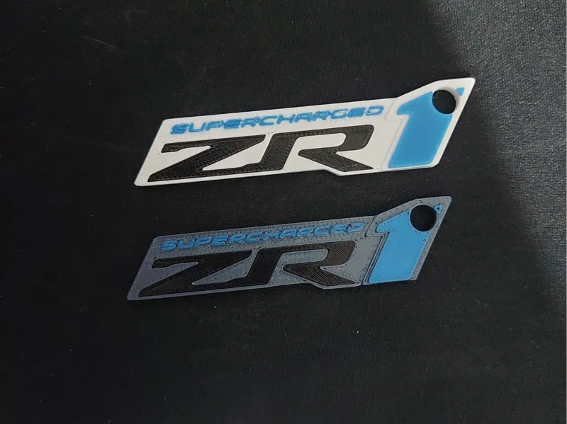 ZR1 Supercharged Keychain