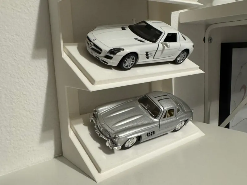 Modular Diecast Car Display Shelf / Desk Stand