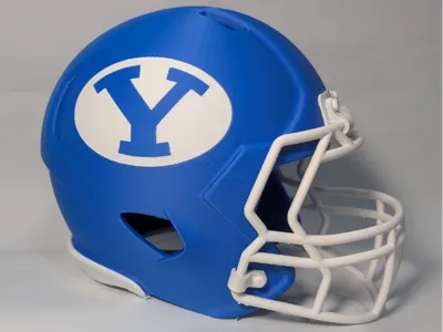 byu mini football helmet Riddell Cougars Royal Speed The Riddell Speed Mini Helmets are an easy and affordable way to join the collectors club and they make a perfect gift that everyone loves without breaking the bank BYU Cougars Fanatics Authentic Schutt