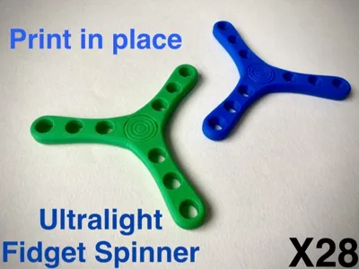print in place untralight fidget spinner