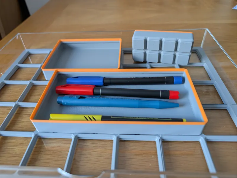 Gridfinity 2 x Grid Low Profile Storage Box Bins