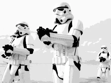 Hueforge - Star Wars - Black and White
