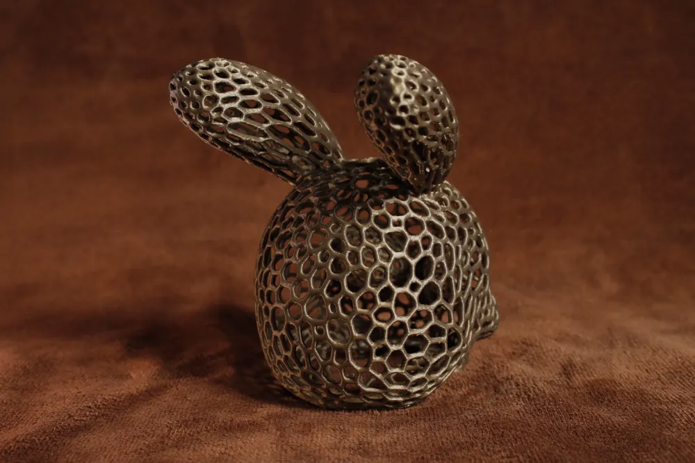 Stuffed Rabbit Skull Bunny Skull Voronoi Decor by 3DinPlastic - MakerWorld