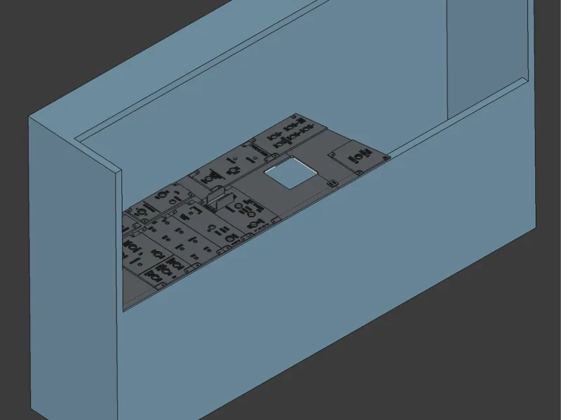 F/A-18C Left Side Sim Pit 