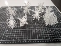 Lot de 8 flocons de neige décoratifs — photo 2