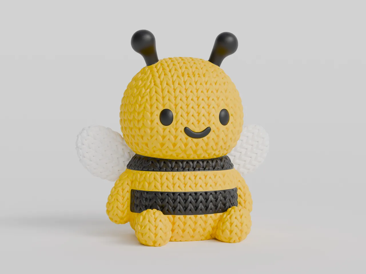 Knitted Bee view 4