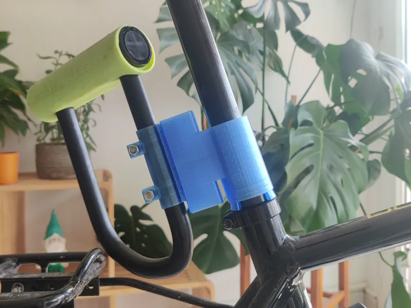 Bike lock holder