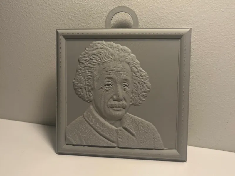 Einstein Relief Wall Art