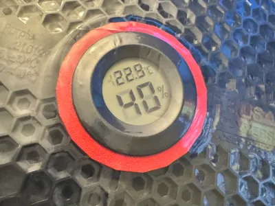 Filamentspool adapter for Hygrometer