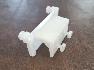 bracket for adding a light to rimmed aquarium