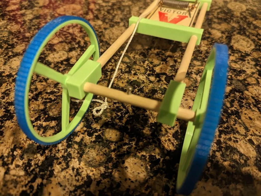 Mouse trap car by Ken Mills - MakerWorld