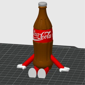 Coke Buddy Colored and with Cap