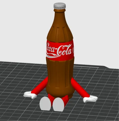 Coke Buddy Colored and with Cap