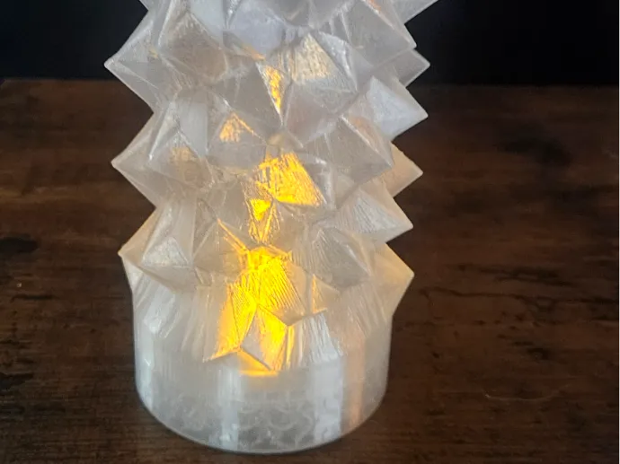 Tea light spiral