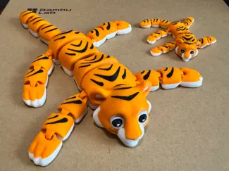 Articulated Tiger – 3 Sizes (20 cm, 15 cm, 10 cm)