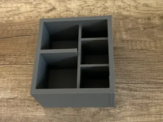 Organizer on table 