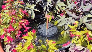 Solar Fountain Rotating Nozzle