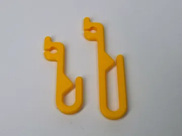 Modelo para impresión 3D: IKEA Skadis Easy Hooks - Snap Lock! — vista de referencia 5