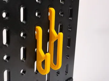 Modelo para impresión 3D: IKEA Skadis Easy Hooks - Snap Lock! — vista de referencia 4