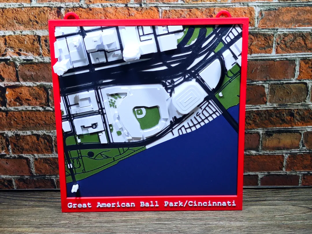 Cincinnati Reds - Great American Ball Park MLB - Free 3D Print Model ...