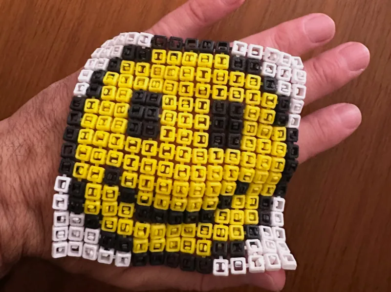 Smiley Face Pixel Art Fidget Sheet (PixelSheet)