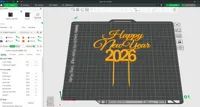 Topper Bonne année 2026 — photo 2