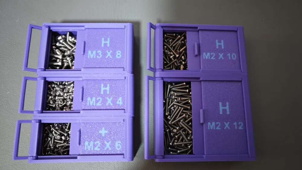 Screw Box Mini Screw Box Small box by 云_0000FF - MakerWorld