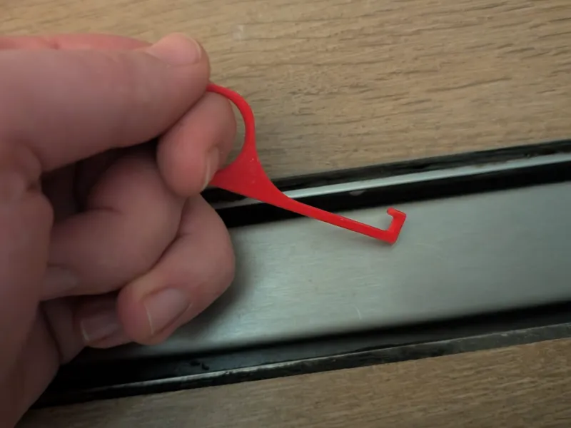 shower drain hook