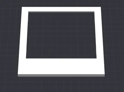 Polaroid-Style Photo Frame Magnet