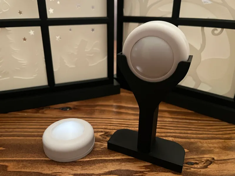Bambu Puck Light Holder