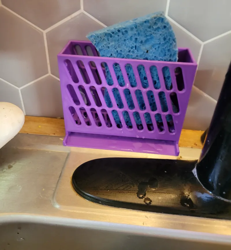 sink top sponge caddy