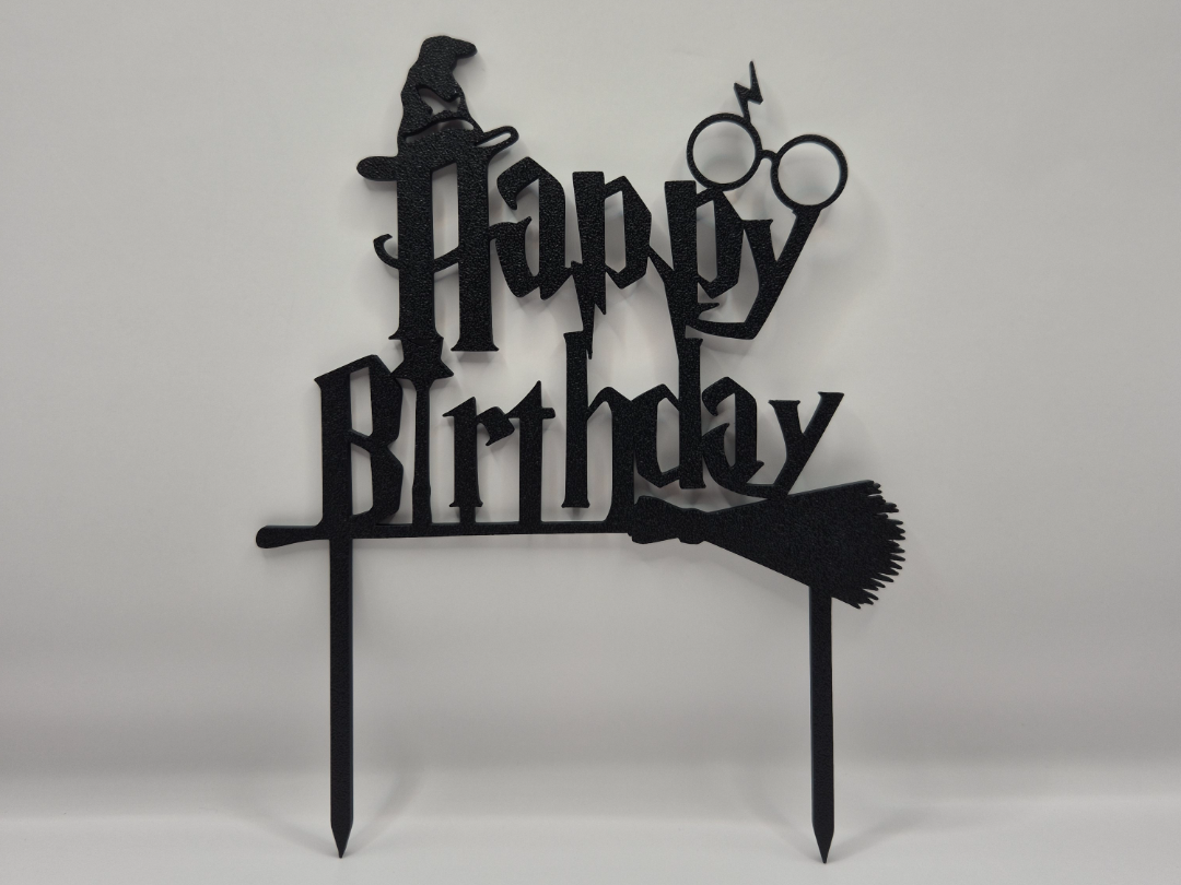 Harry Potter Themed Birthday Cake Topper