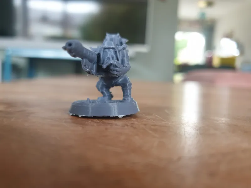 ork with big gun 40k