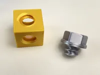Cube Nut and Bolt 0.2mm layer, 4 walls, 20% infill
